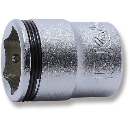 KO-KEN Socket 15mm Nut Grip 27mm 3/8 Sq. Drive 3450M-15